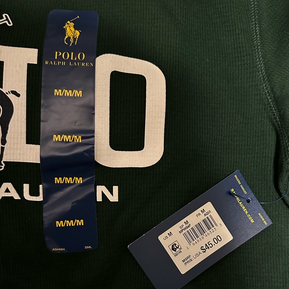 Men’s Ralph Lauren Sleepwear- Thermal Size Medium - NWT - Picture 3 of 6